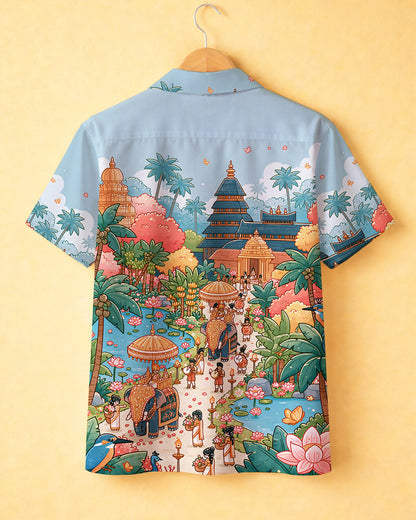 Thamara Bloom - Cotton Printed Cuban Shirt #17