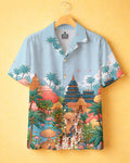 Lotus Paradise - Cotton Printed Cuban Shirt #17