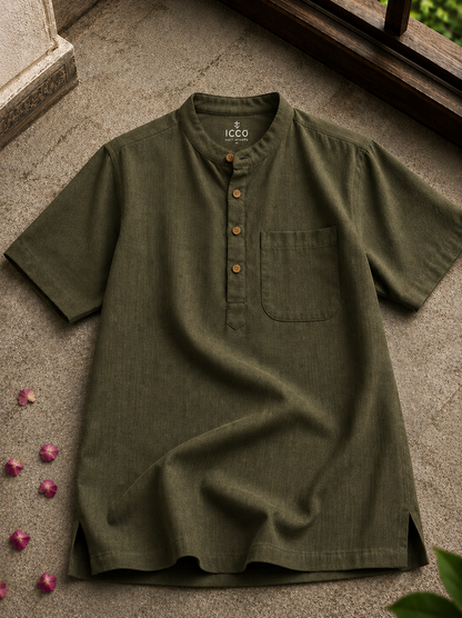 Classic Van Linen Kurta shirt #22