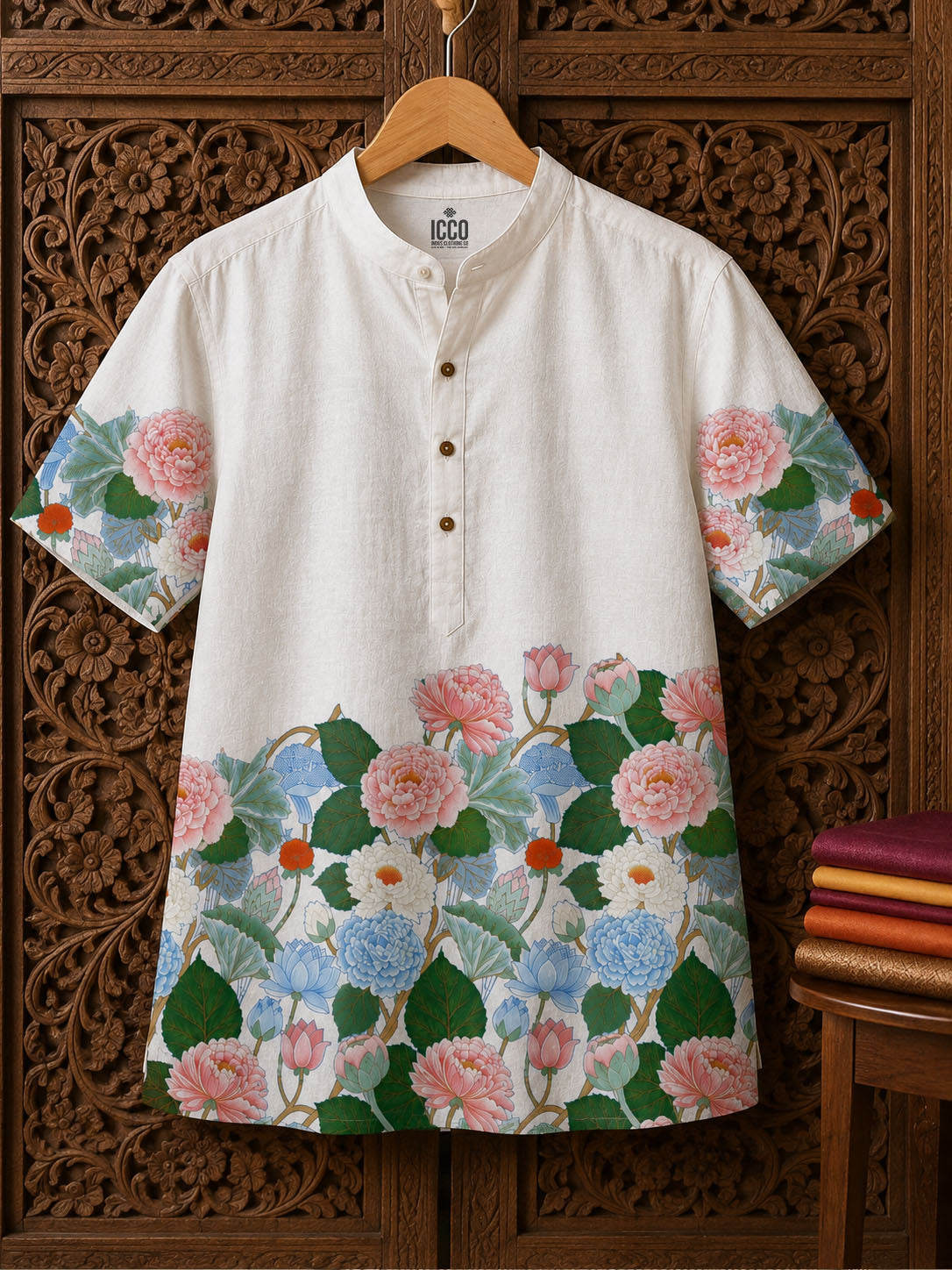 Aster * Cotton Printed Kurta Shirt #7