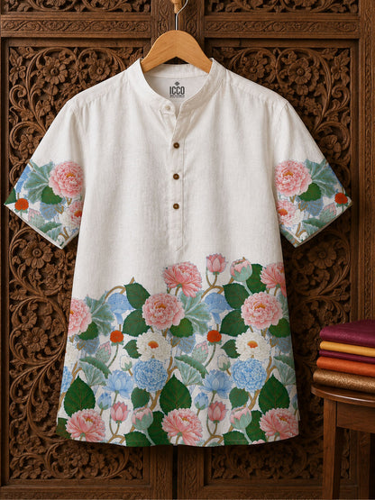 Aster * Cotton Printed Kurta Shirt #7