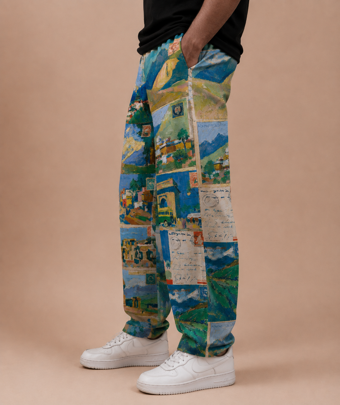 Sojourn Printed Wide Leg Jogger #1