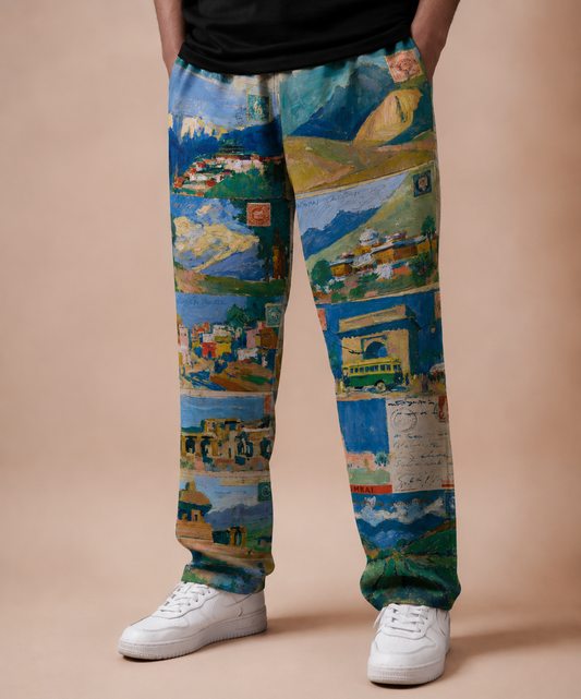 Sojourn Printed Wide Leg Jogger #1