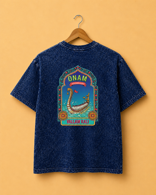 PRINTED * ACID WASH OVERSIZED TEES #13
