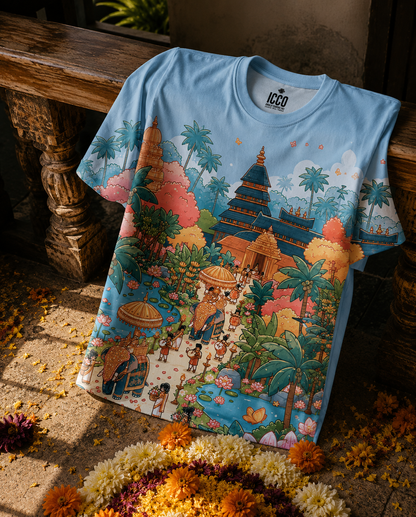 Vallam Kali - Cotton Printed Tee #17