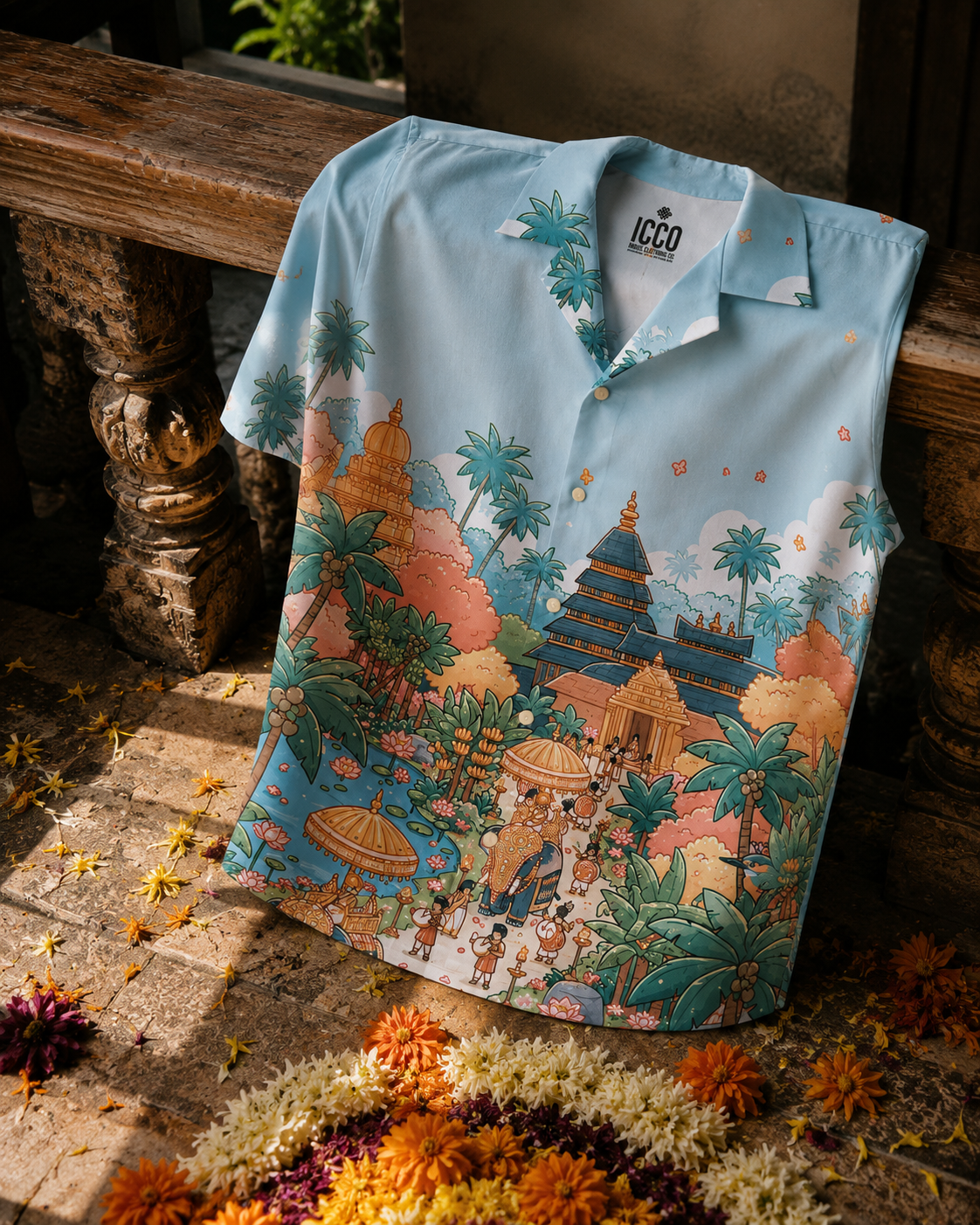 Thamara Bloom - Cotton Printed Cuban Shirt #17