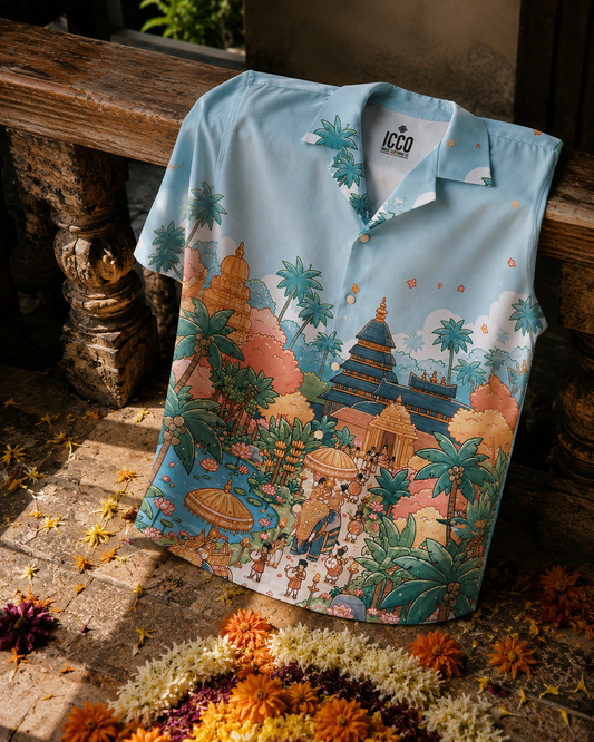 Thamara Bloom - Cotton Printed Cuban Shirt #17
