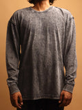 Faded Black * ACID WASH SWEATSHIRT #5