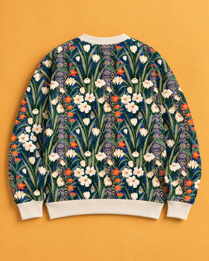 Midnight Meadow Printed Sweatshirt #6