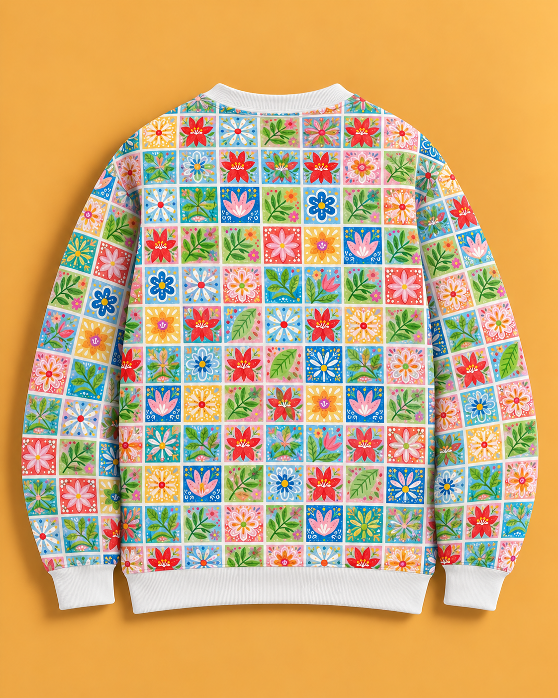 Bloom Tiles Printed Sweatshirt #5