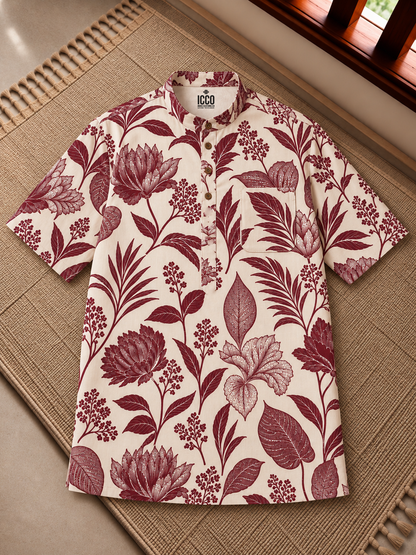 Gulnaar* Cotton Printed Kurta Shirt #11