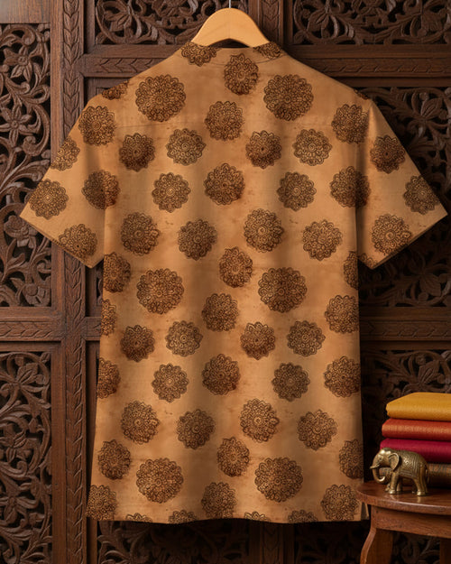 Bhoomi Mandala * Cotton Printed Kurta Shirt #2