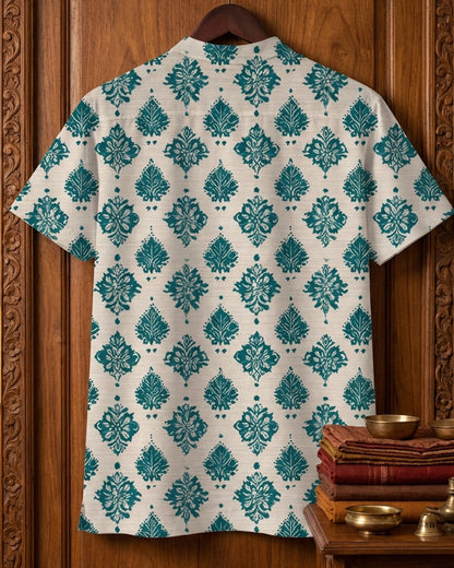 Royal * Cotton Printed Kurta Shirt #1