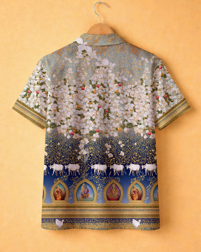 Aarya - Cotton Printed Cuban Shirt #11
