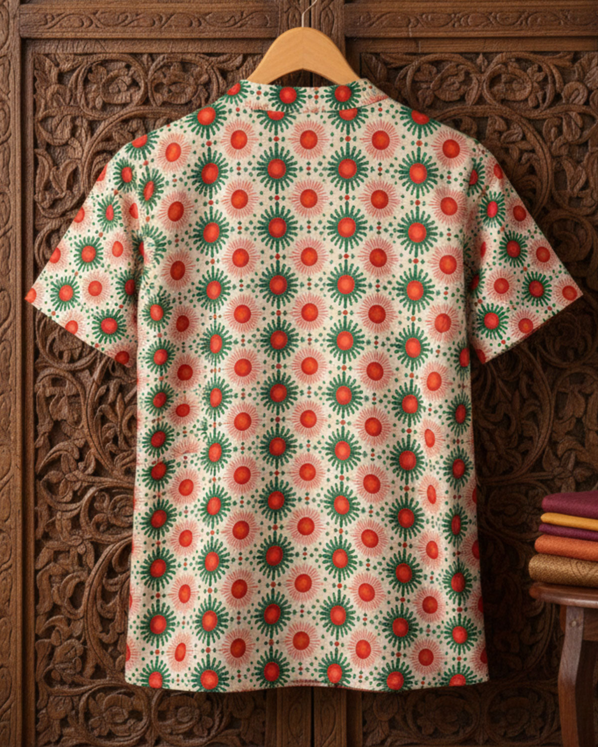 Ethnic * Cotton Printed Kurta Shirt #6