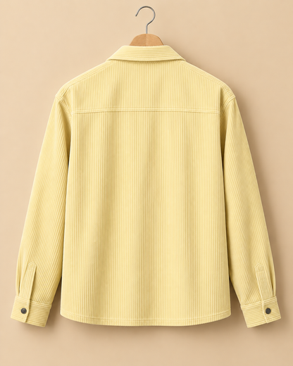 Dune Light* Corduroy Zipper Shirt #1