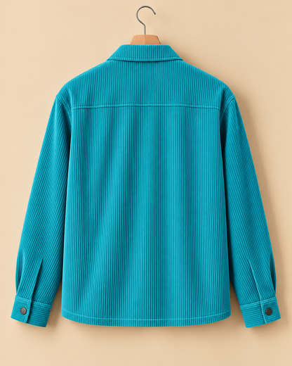 Ocean Current* Corduroy Zipper Shirt #3