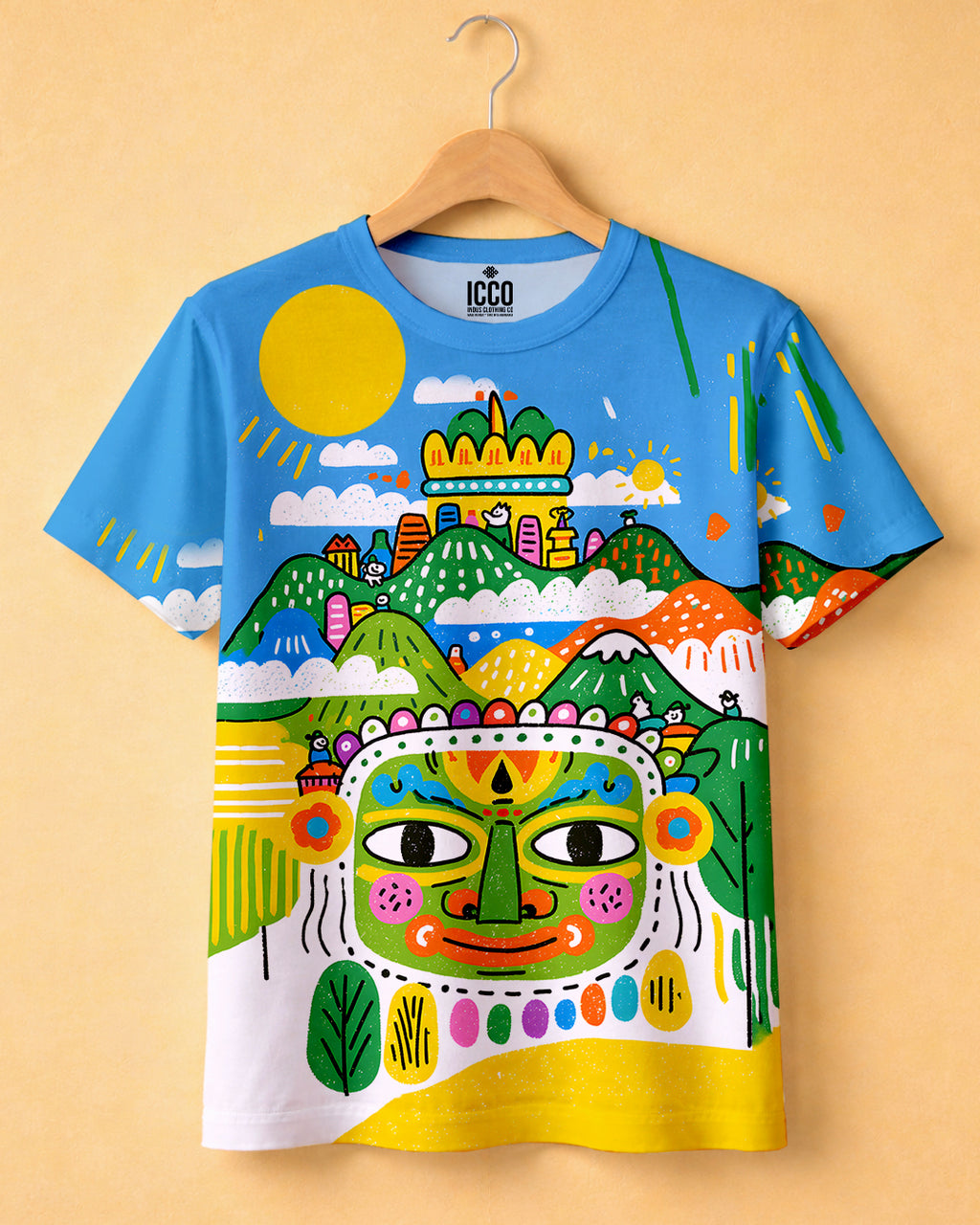 Pookalam Bloom - Cotton Printed Tee #16