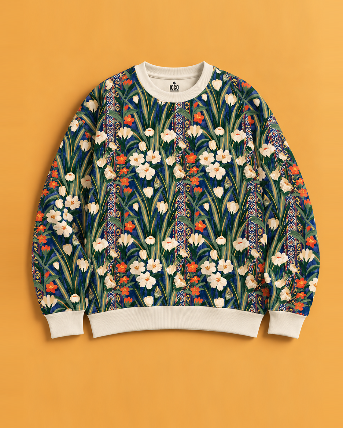 Midnight Meadow Printed Sweatshirt #6