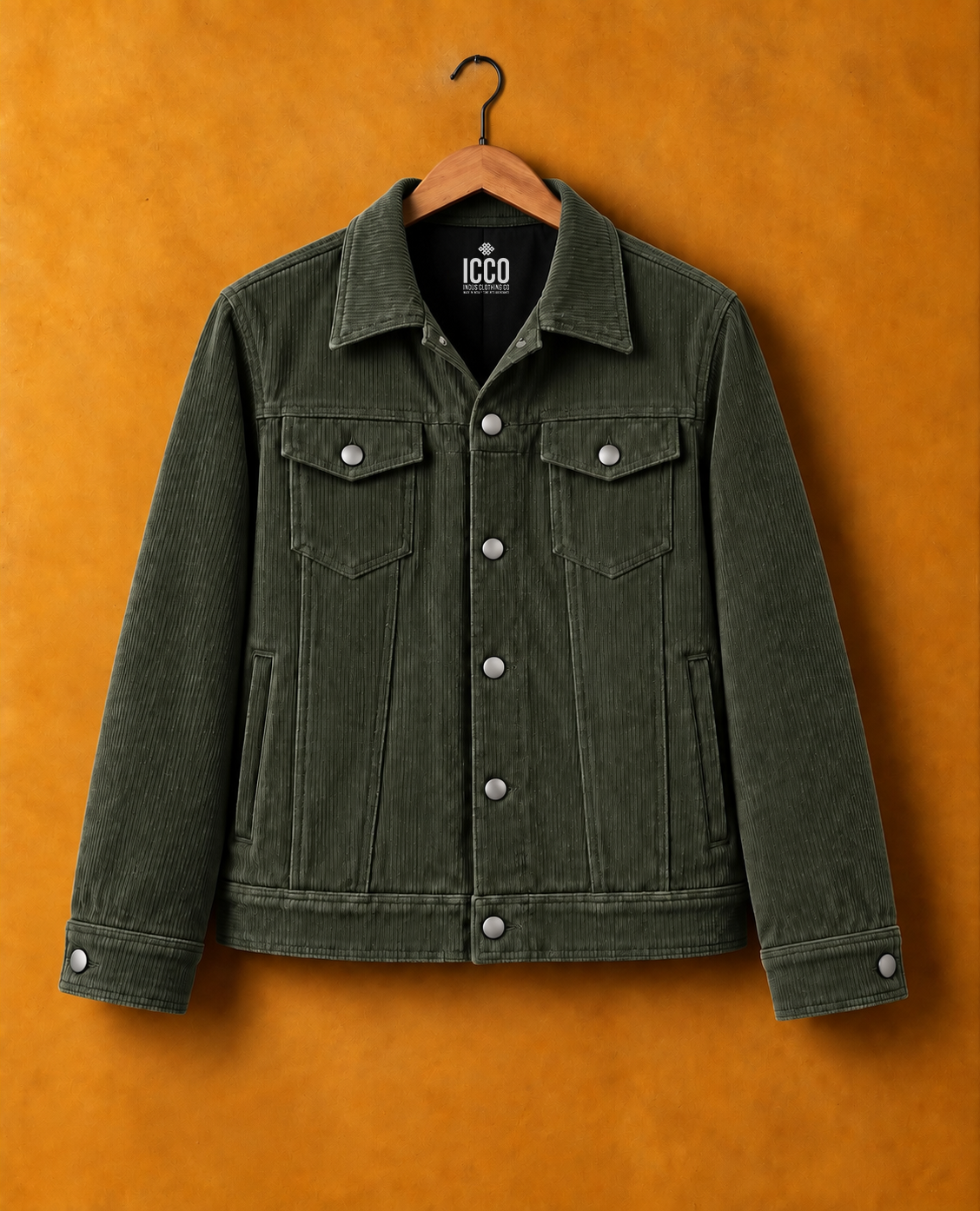 Moss* Corduroy Trucker Jacket#3
