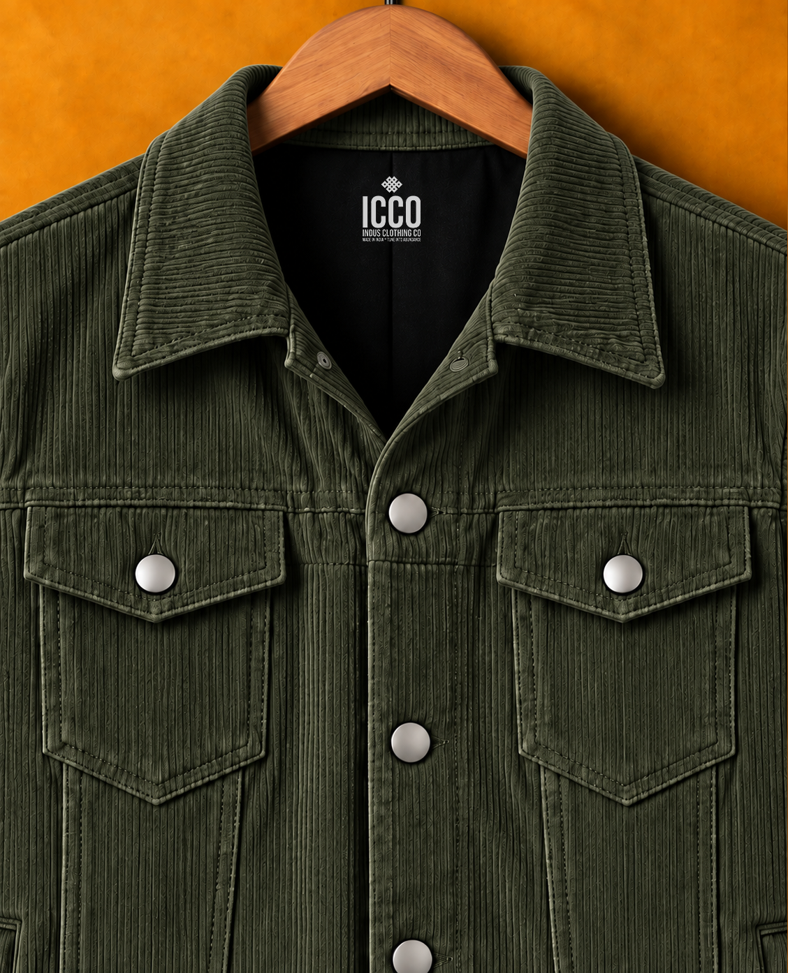 Moss* Corduroy Trucker Jacket#3