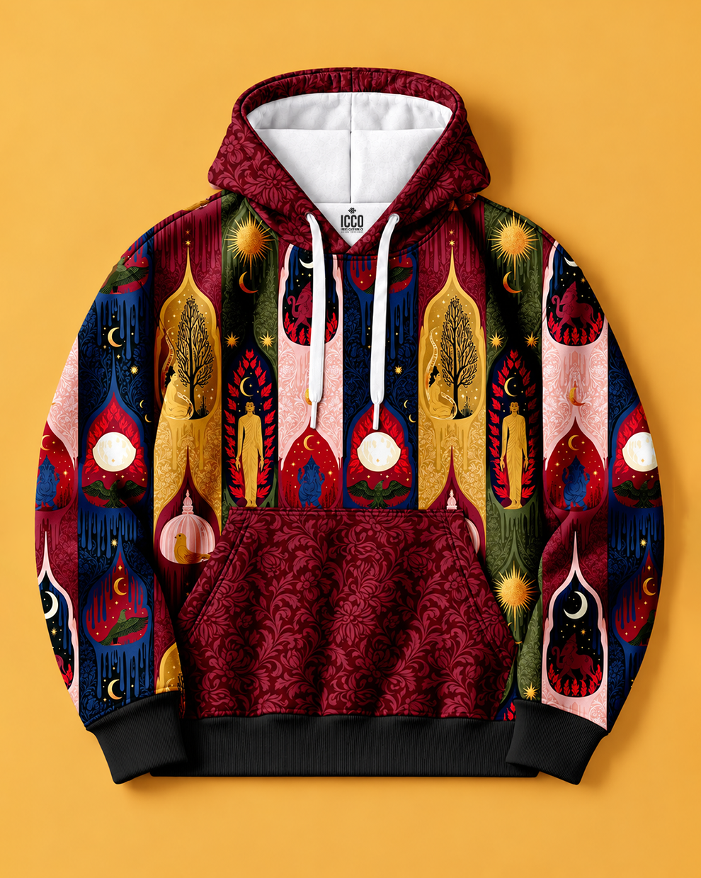 Velvet Dusk - Printed Hoodie #9