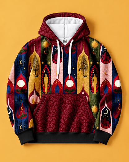 Velvet Dusk - Printed Hoodie #9