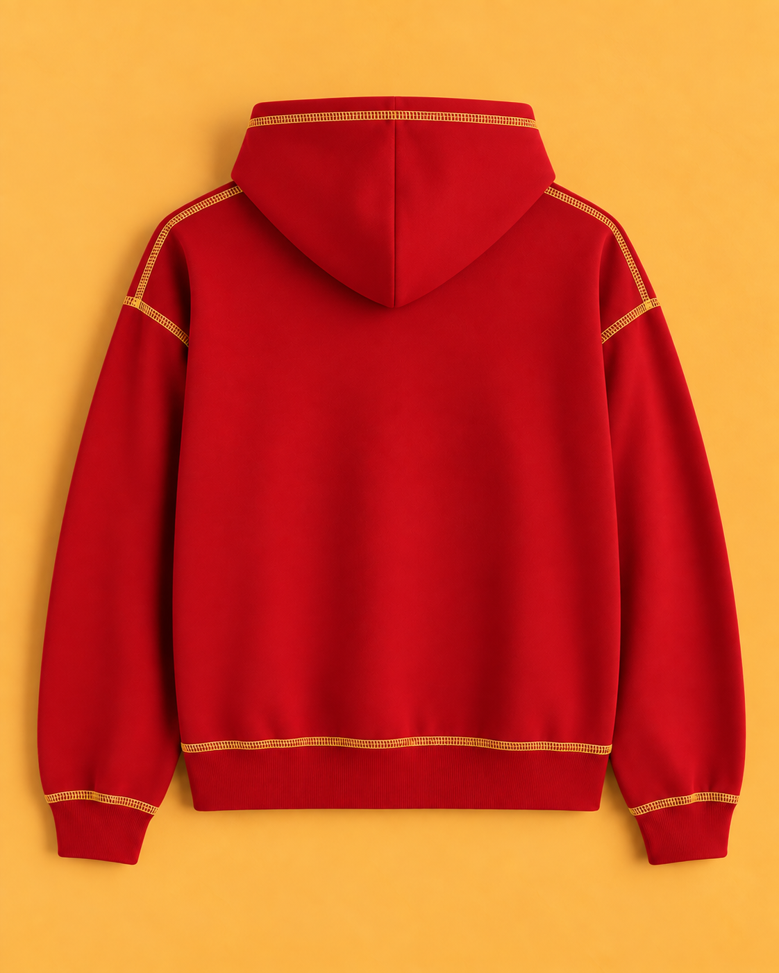 Scarlet Loom* Contrast Stitch Hoodie #4