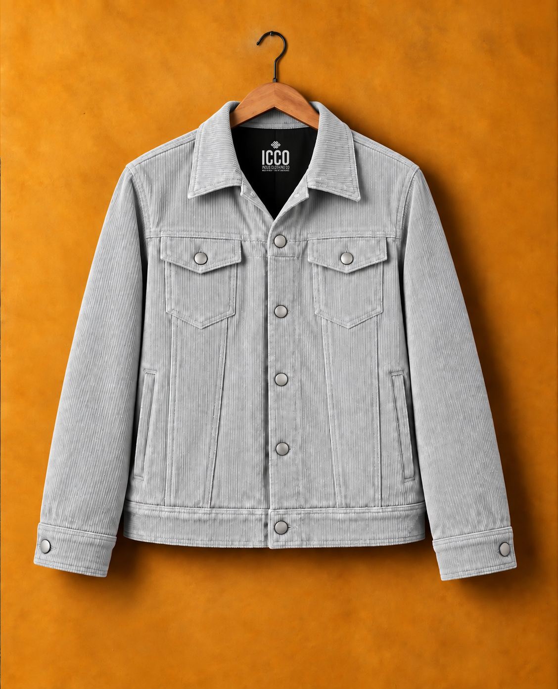 Stone* Corduroy Trucker Jacket#2