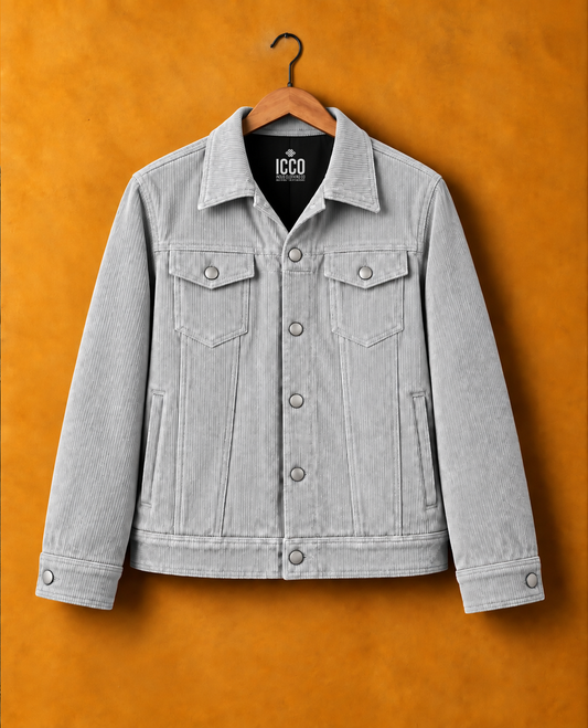 Stone* Corduroy Trucker Jacket#2