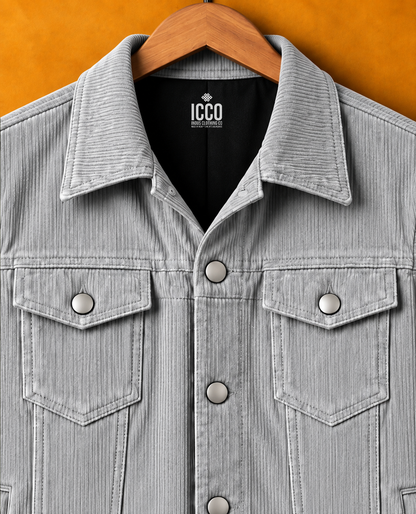 Stone* Corduroy Trucker Jacket#2