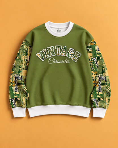 Vintage Chronicles Printed Sweatshirt #9