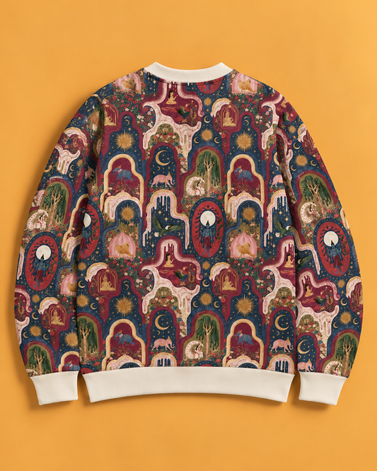 Moonlit Mahal Printed Sweatshirt #8