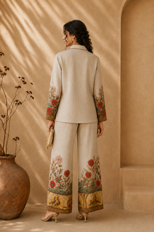 Qusuma * Women's Botanical Garden Co-ord Set #3