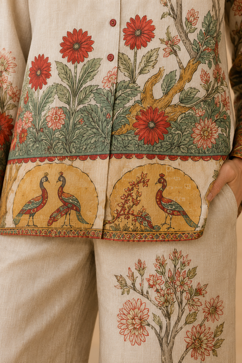 Qusuma * Women's Botanical Garden Co-ord Set #3