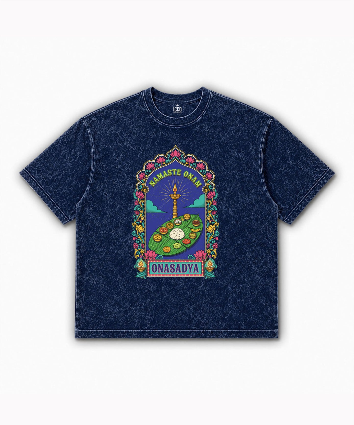 PRINTED * ACID WASH OVERSIZED TEES #7